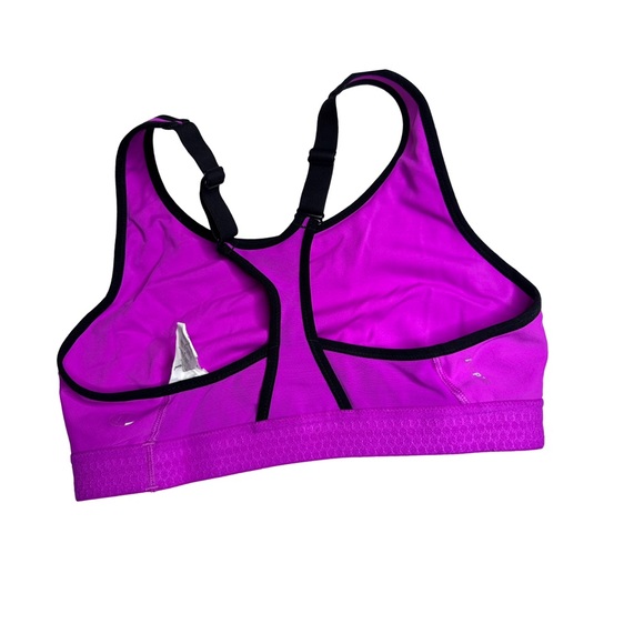 Champion Women's Marathon Sports Running Bra Purple M High Impact - Picture 2 of 3